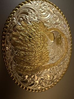 Eagle Gold And Silver Boat Buckle