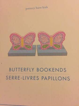 Pottery Barn Kids Butterfly Bookends New For Sale In Chicago Il
