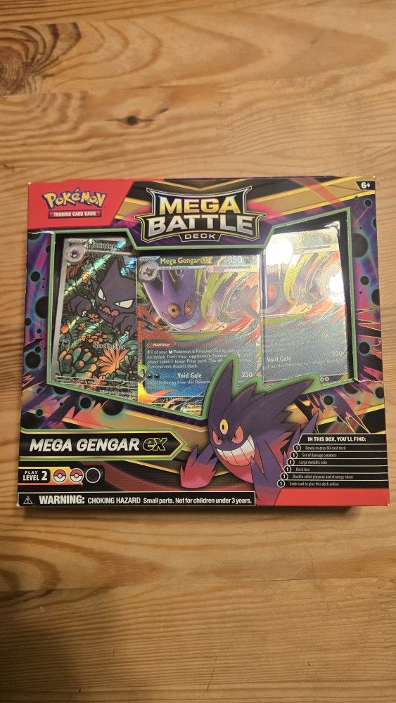 Pokemon TCG Mega Battle Deck (Mega Gengar ex) Factory Sealed Brand New