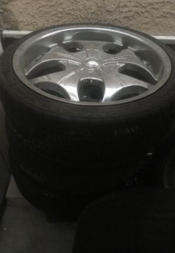 Set of 20 Inch rims of my Lexus with 245/35 ZR20