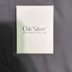 ChicSilver 14K Gold Plated D Necklace