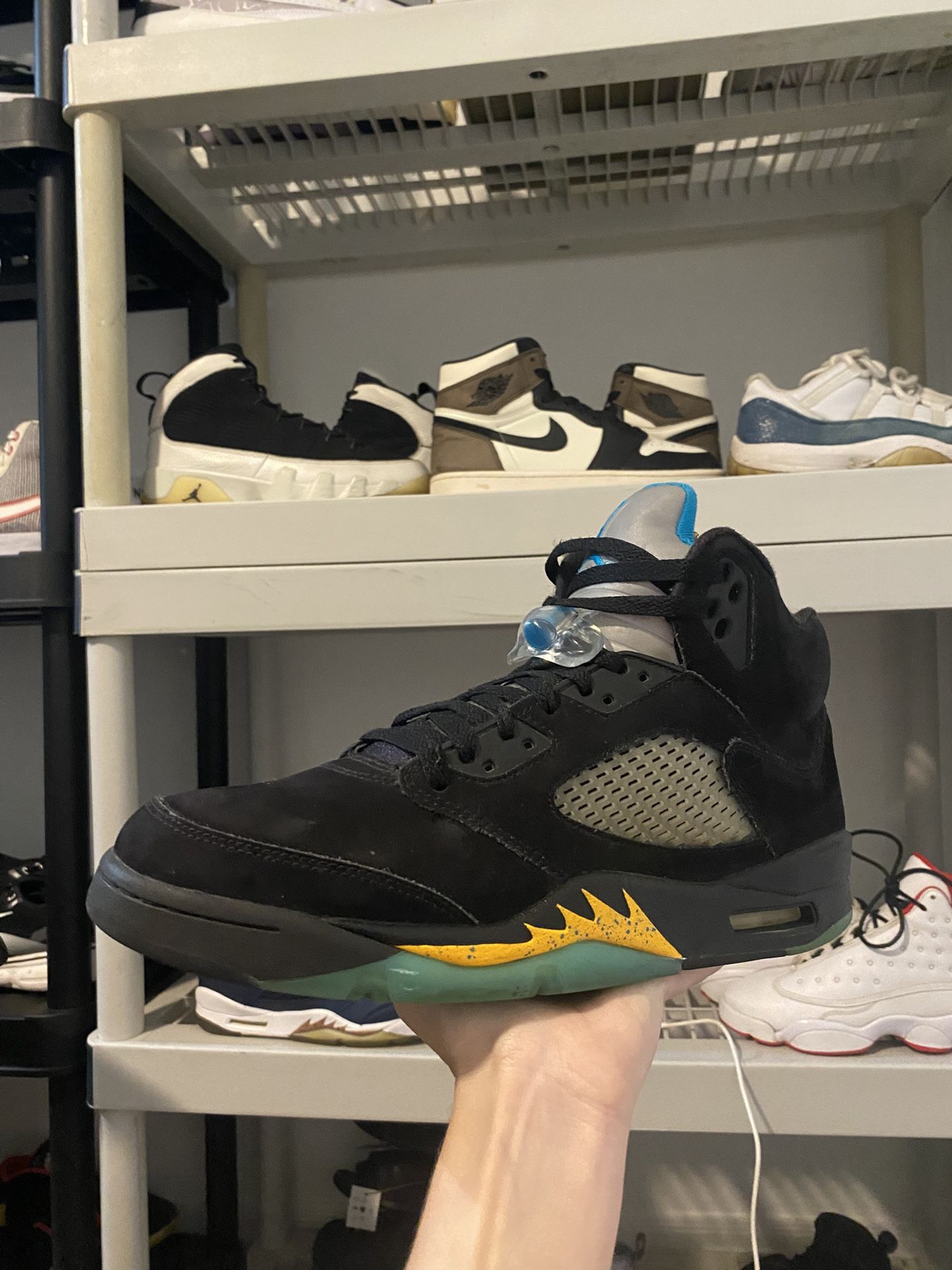 Air Jordan retro 5 Aqua Size 10 DD0587-047 Authentic Men’s Shoe