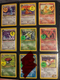 Vintage Pokemon Cards Binder  FS/FT