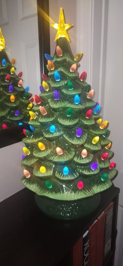 Mr. Christmas Extra Large 24" Ceramic LED Christmas Tree.