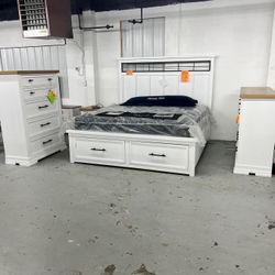 Storage Queen Bedroom Set In Stock For Fast Delivery 