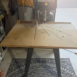 2.75 HP Craftsman 10” Radial Arm Saw On Steel Stand