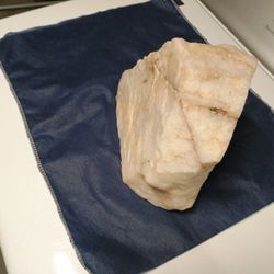 Magnificent Raw / Milky White Rose Quartz 