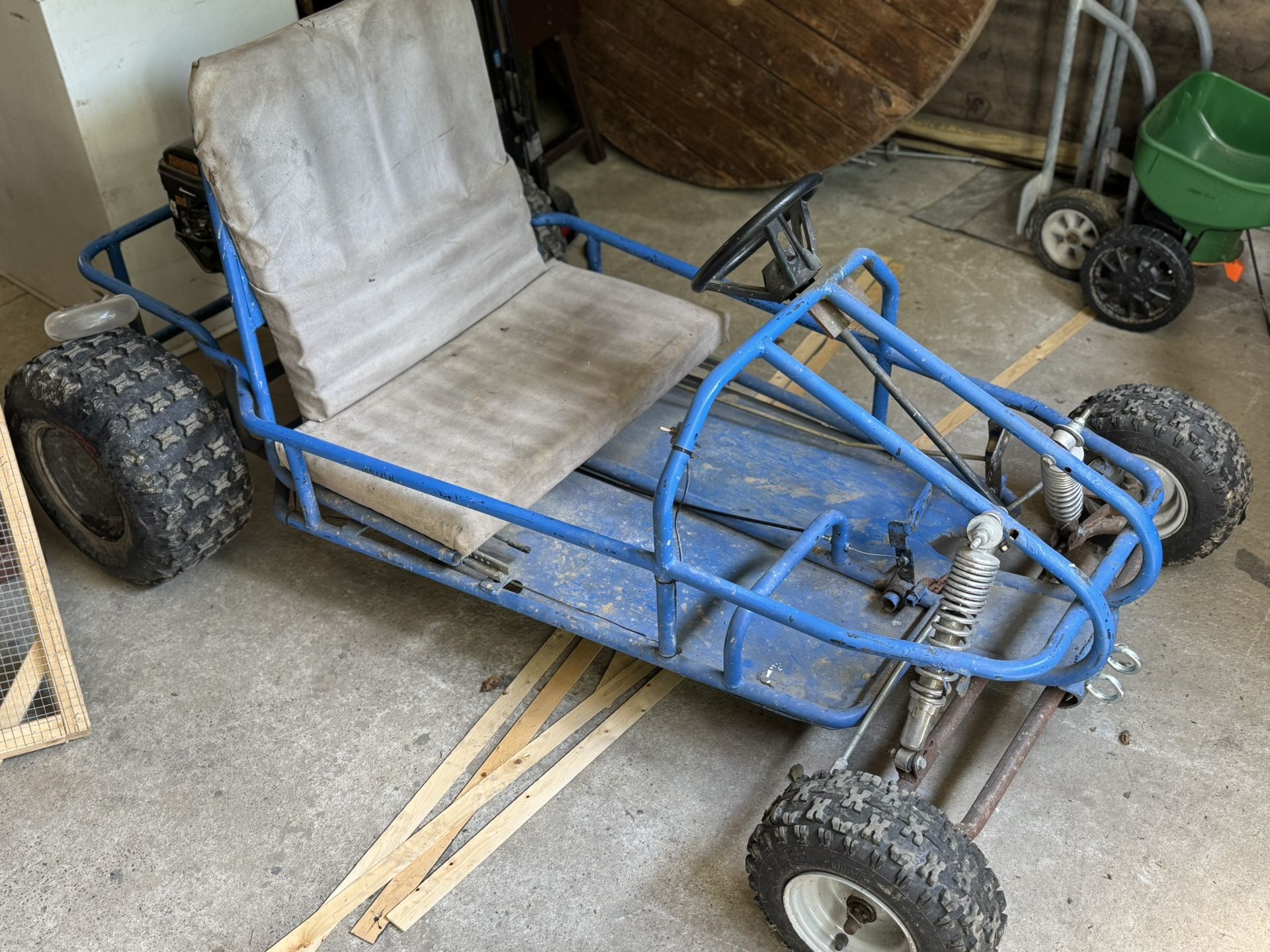 Blue Go Cart