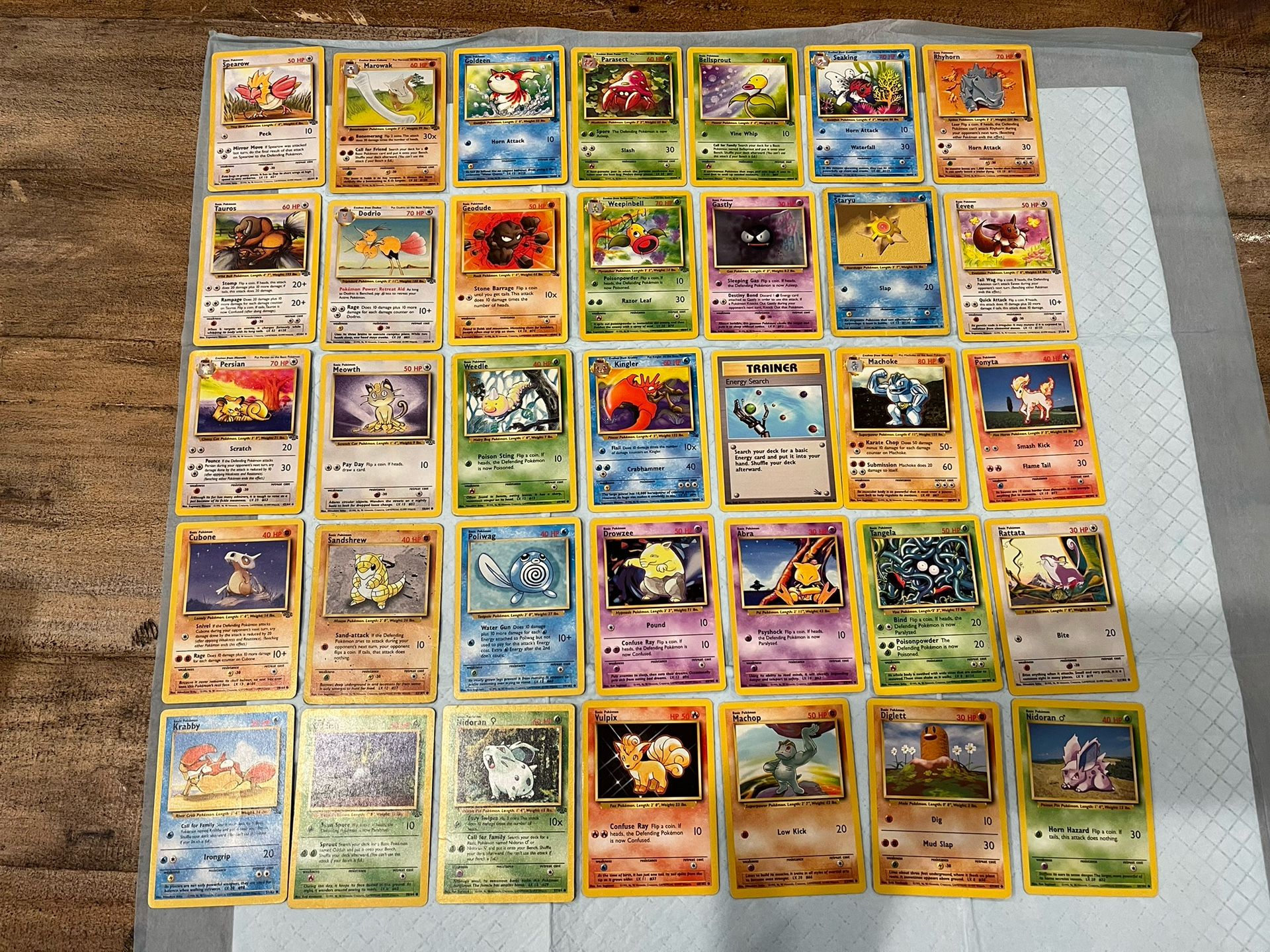 35 Assorted Wizards Of The Coast Pokemon Cards