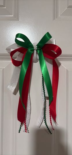 Mexico inspired hair bow clips