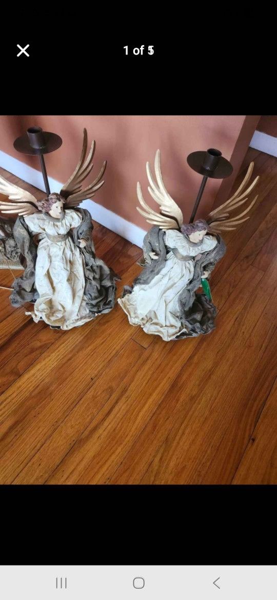 Christmas Vintage Candleholders 