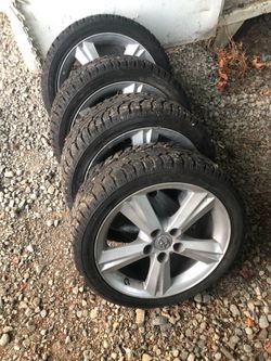 Toyota matrix 17 inch snow tires rims