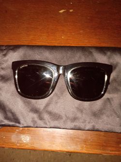 Gucci Black Oversized Sunglasses with Case