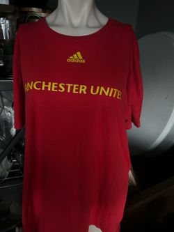 Adidas Manchester United The Go To Performance T Shirt size large asis condition