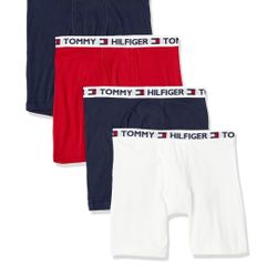 Tommy Hilfiger Men's Underwear Cotton Classics 4-Pack Boxer Brief