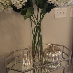 Bar Cart - Silver Mirrored 
