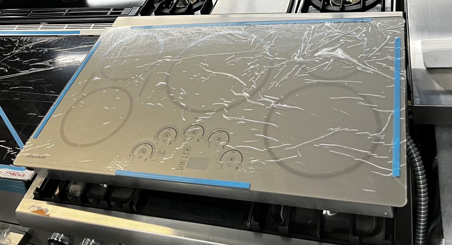 Monogram Induction 36” Wide Drop In Cooktop New