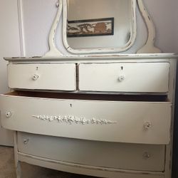 Dresser/mirror And Nightstand 