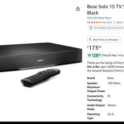 Boss Solo Bluetooth Series 2 Sound System