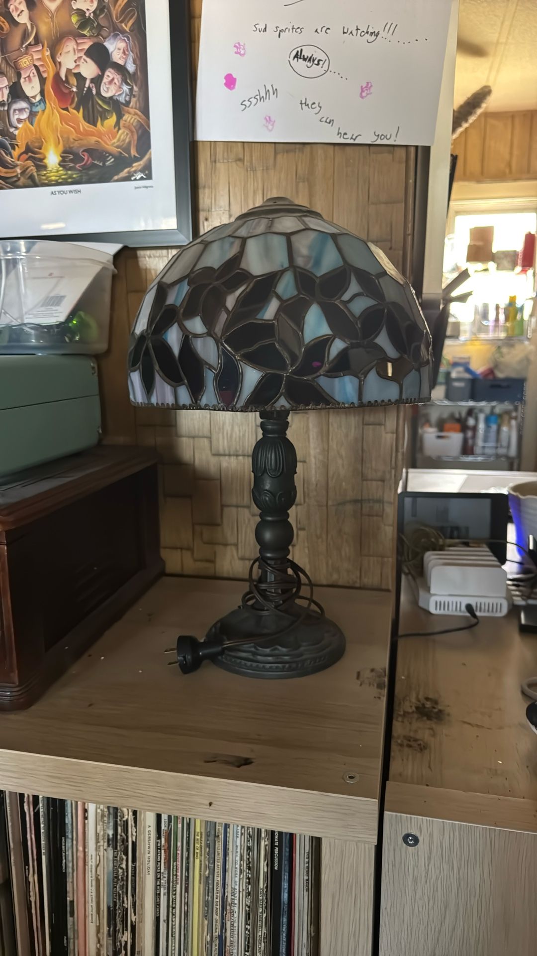 Vintage Stained Glass lamp