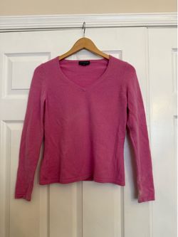 Ann Taylor 100% Cashmere V-Neck Sweater - Size M