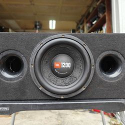Old School Big JBL Car Sub