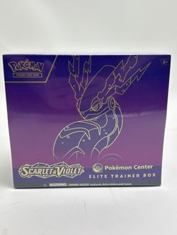 New Pokémon TCG Scarlet & Violet Pokemon Center Elite Trainer Box