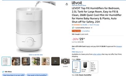 Humidifier 2.5L