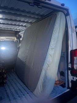 King size bed and frame
