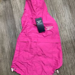 Dog Reebok Raincoat Size Large