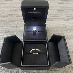Wedding Ring & Band Set Brand New From Robbin’s Bros 