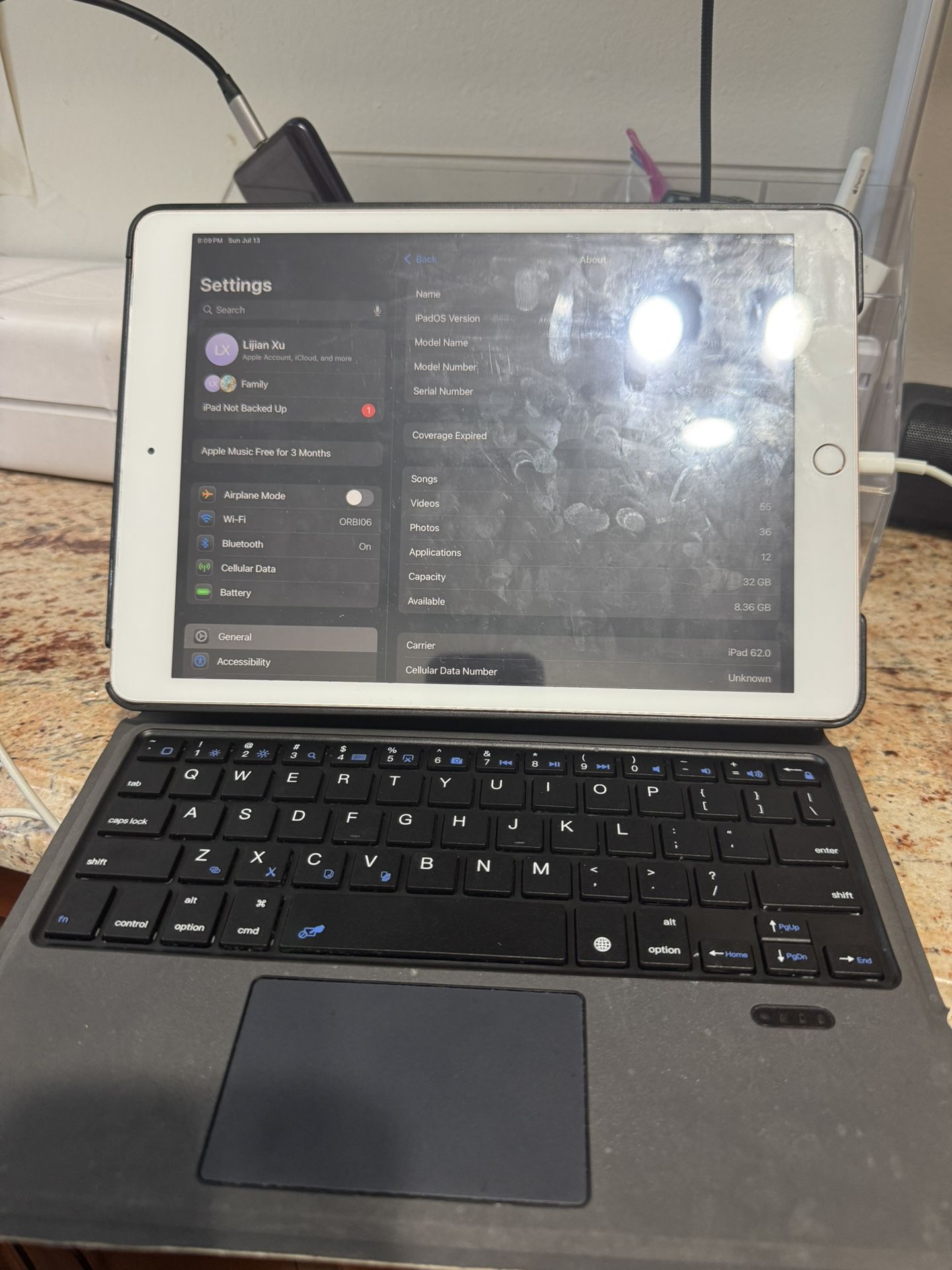 iPad 7th Generation With Key Card