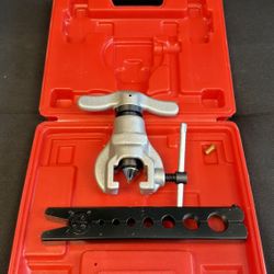 45 Degree Angle Eccentric Cone Type Flaring Tool Kit for Tubing Pipe 7 Dies Sizes 3/16-3/4 inch for Brass,Aluminum,Copper Pipe in Brake Line Applicati