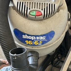 16 Gallon Shop Vacuum With Water Pump 