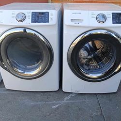 SET WASHER AND DRYER SAMSUNG 🌸SIDE BY SIDE - STACKABLE 🌸 🆓️FREE DELIVERY 🆓️