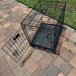 Cage For Dogs Or Cats 17 Inches Wide,19 Inches High And 24 Inches Long.