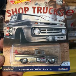 Hot Wheels 50th Anniversary Car Culture Shop Trucks Custom ‘62 Chevy Pickup