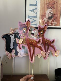Bambi Cut Outs Toppers Party Decorations Decoraciones De Fiesta