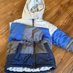  Boys size 7 Oshkosh heavy winter jacket. Very, very warm.