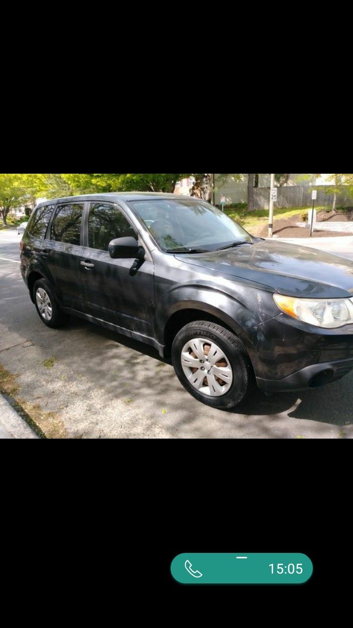 2009 Subaru Forrester AWD ,4 cylinders, 108 k miles ONE OWNER