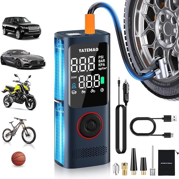 New Portable Air Compressor - Tire Inflator 25000mAh & 160PSI