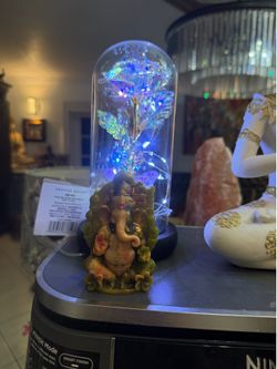 Hand made buddhas and ganeshas