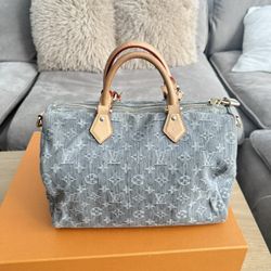 RARE Louis Vuitton SPEEDY 30 Soft grey 100% AUTHENTIC. SOLD OUT RARE.