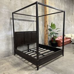 Restoration Hardware King Canopy Bed Frame -Delivery Available