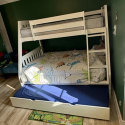 Twin Over Full Bunk bed With Twi Mom Trundle 