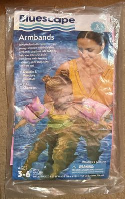 Bluescape Pink Swim Armbands