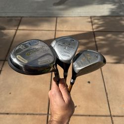Lady Flex Driver, 3 Wood, 5 Wood Set