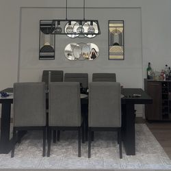 Dining Table With 6 Chairs 