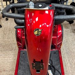Motorized Golden Scooter