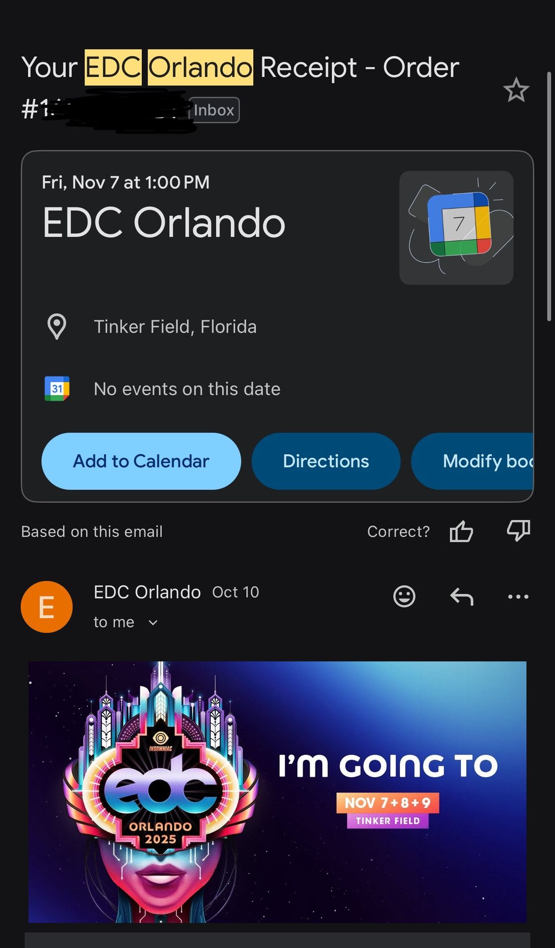 EDC Orlando 2025 Ticket